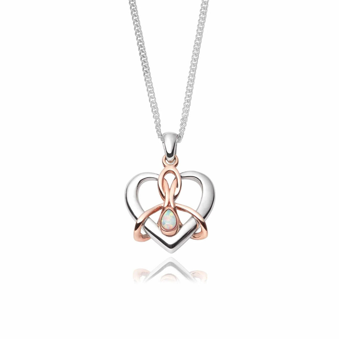 Clogau Silver Dwynwen Opal Pendant Necklace - MococoClogau3SDWP5051537148142Necklaces