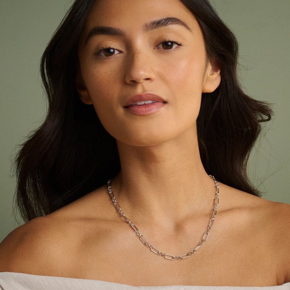 Clogau Silver Insignia Charm Necklace image 1