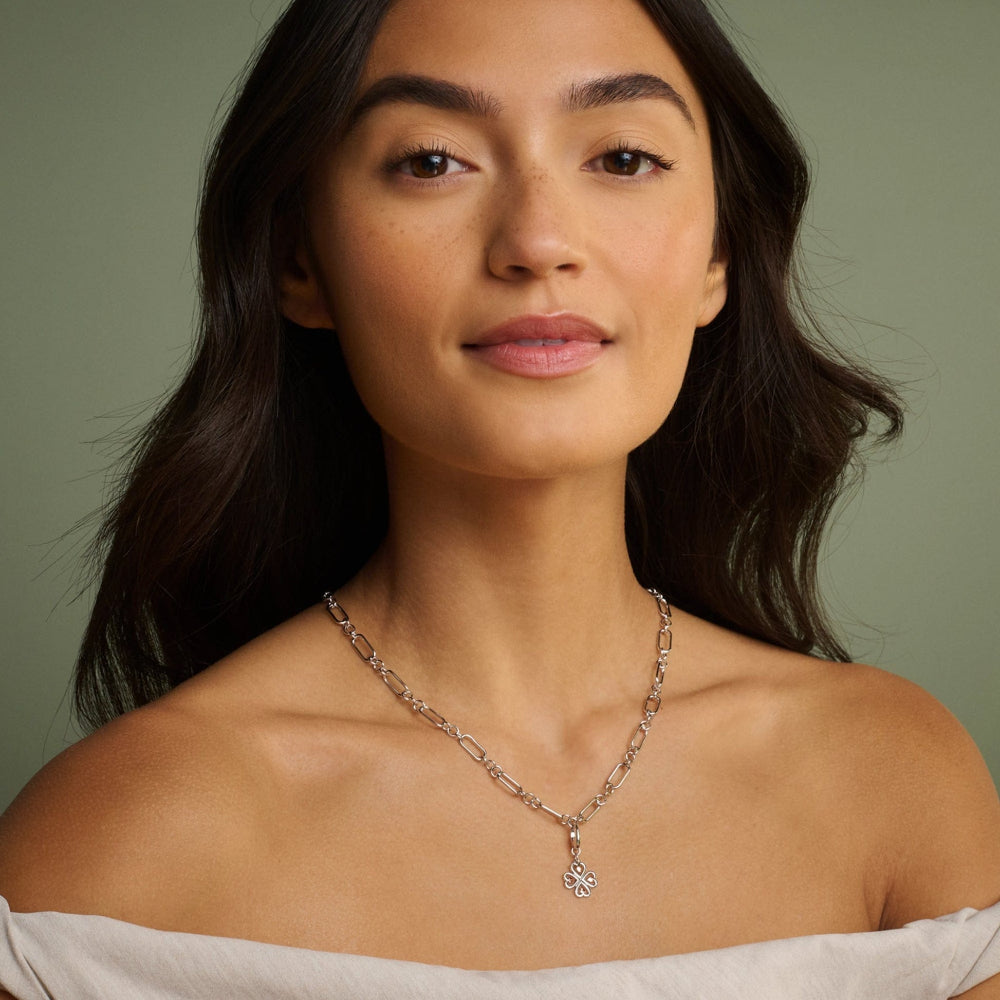 Clogau Silver Insignia Charm Necklace image 2