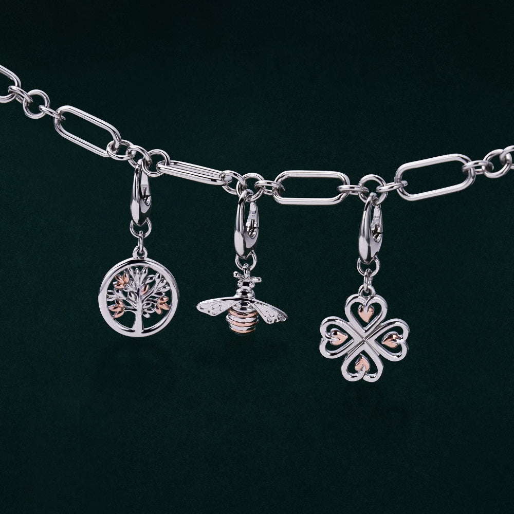 Clogau Silver Insignia Tree of Life&reg; Charm image 1