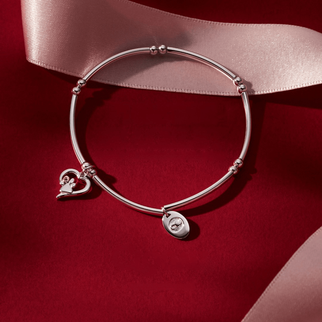 Clogau Silver Paw Prints Heart Affinity Bracelet - MococoClogau3SPMH8805051537388098Bracelet