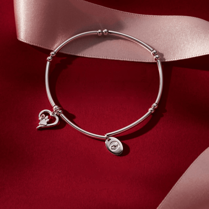 Clogau Silver Paw Prints Heart Affinity Bracelet - MococoClogau3SPMH8805051537388098Bracelet