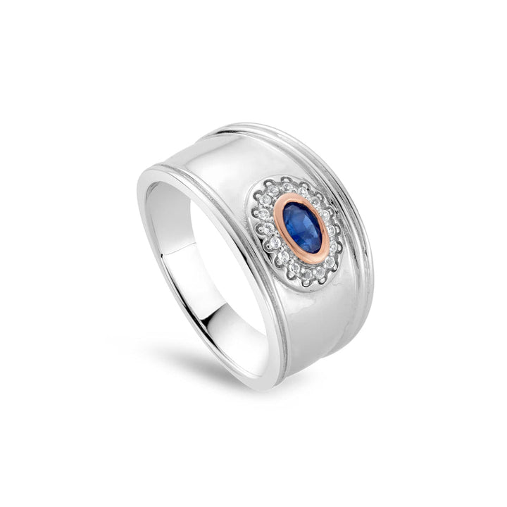 Clogau Silver Princess Diana Sapphire Ring - MococoClogau3SLDD0075 - JRing