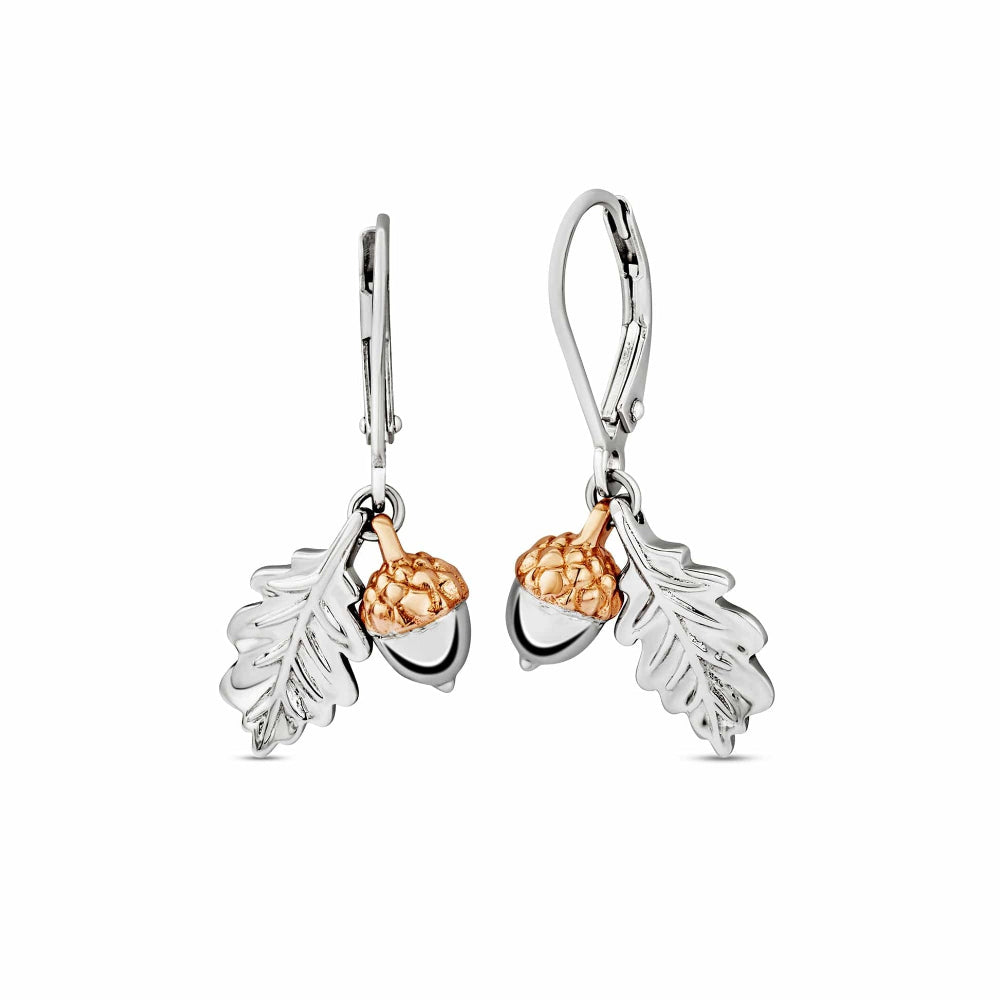 Clogau Silver Royal Oak Leaf Earrings image