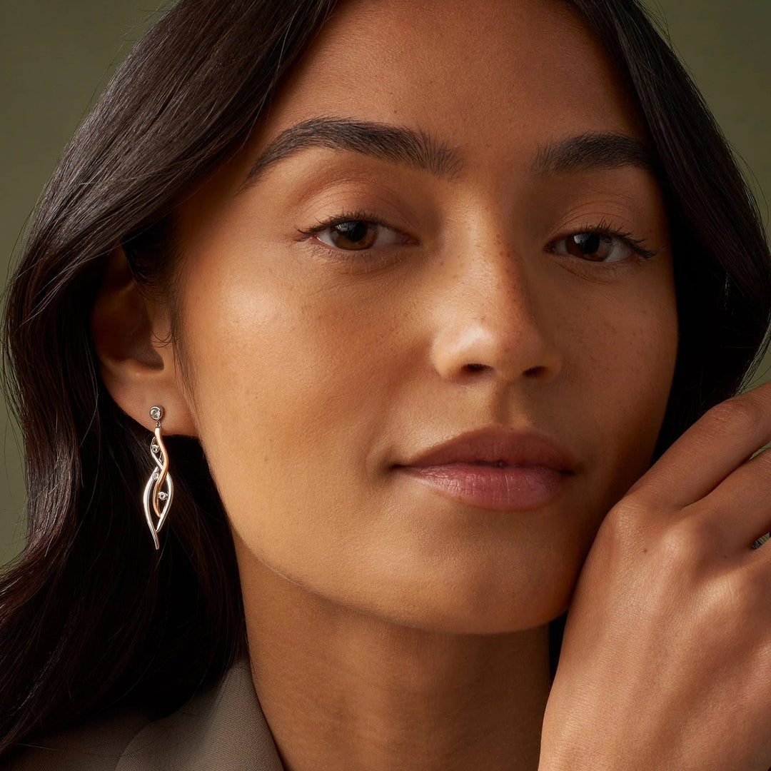 Clogau Silver Swallow Falls Drop Earrings - MococoClogau3SCTWIE5051537323969Earrings