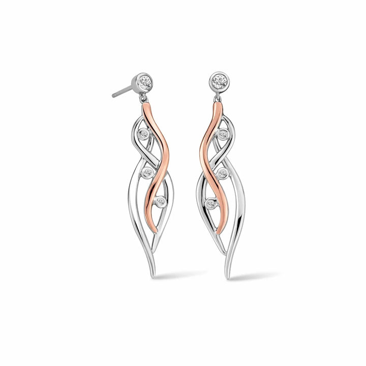 Clogau Silver Swallow Falls Drop Earrings - MococoClogau3SCTWIE5051537323969Earrings