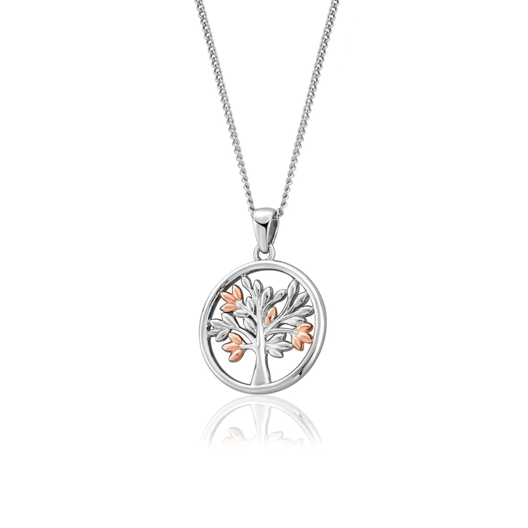Clogau Silver Tree of Life Circle Pendant Necklace - MococoClogau3SNTLCP5051537324744Necklaces