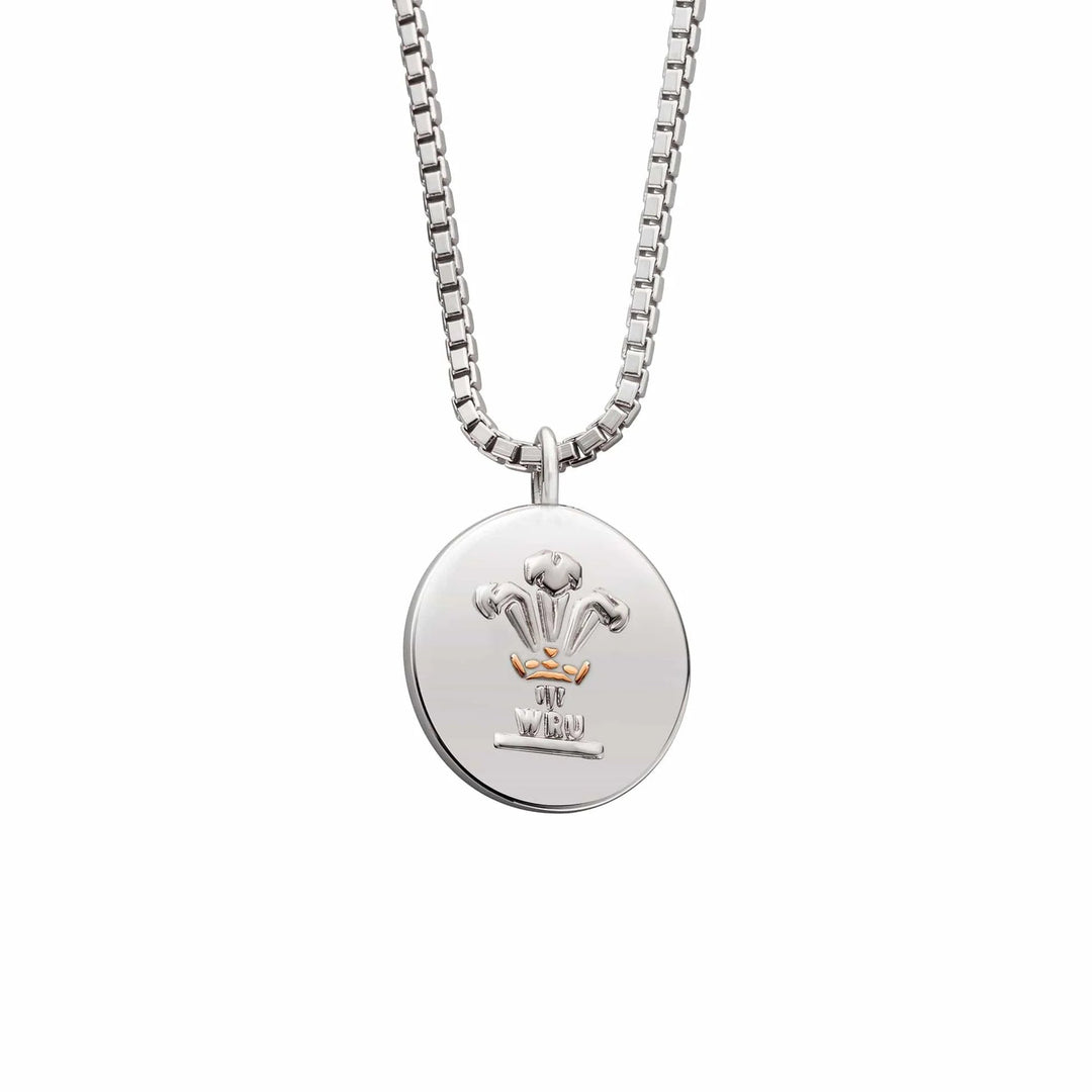 Clogau Silver Welsh Rugby Union and Dragon Pendant Necklace - MococoClogau3SWRUWDP5051537307518Necklaces