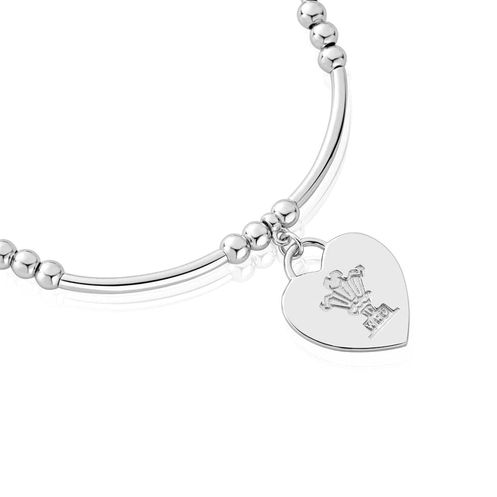 Clogau Silver WRU Welsh Heart Affinity Bracelet image 3