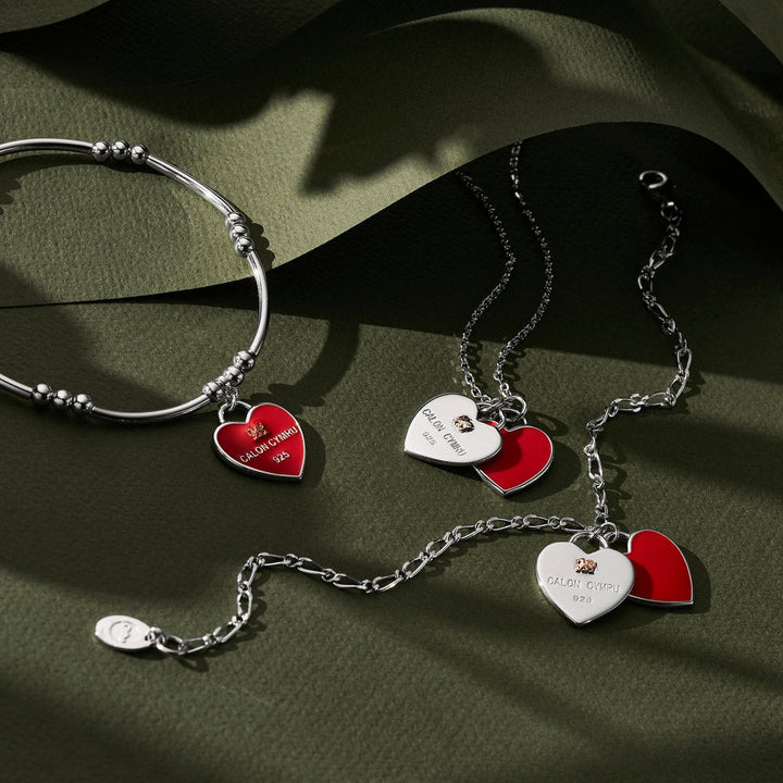 Clogau Silver WRU Welsh Heart Affinity Bracelet image 2