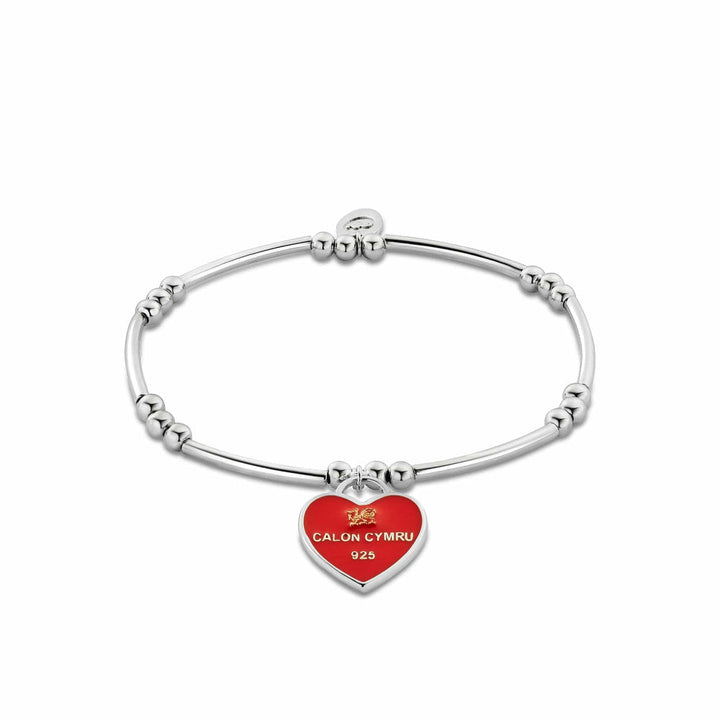 Clogau Silver WRU Welsh Heart Affinity Bracelet image