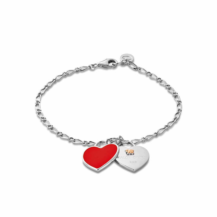 Clogau Silver WRU Welsh Heart Bracelet image