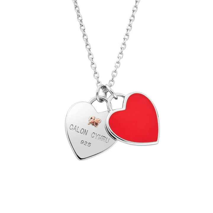 Clogau Silver WRU Welsh Heart Pendant image