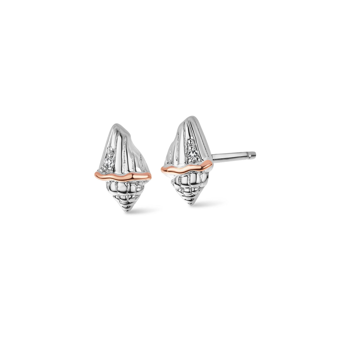 Clogau Sounds Of The Sea Silver Stud Earrings - MococoClogau3SBCH07505051537383345Earrings