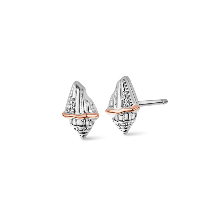 Clogau Sounds Of The Sea Silver Stud Earrings - MococoClogau3SBCH07505051537383345Earrings