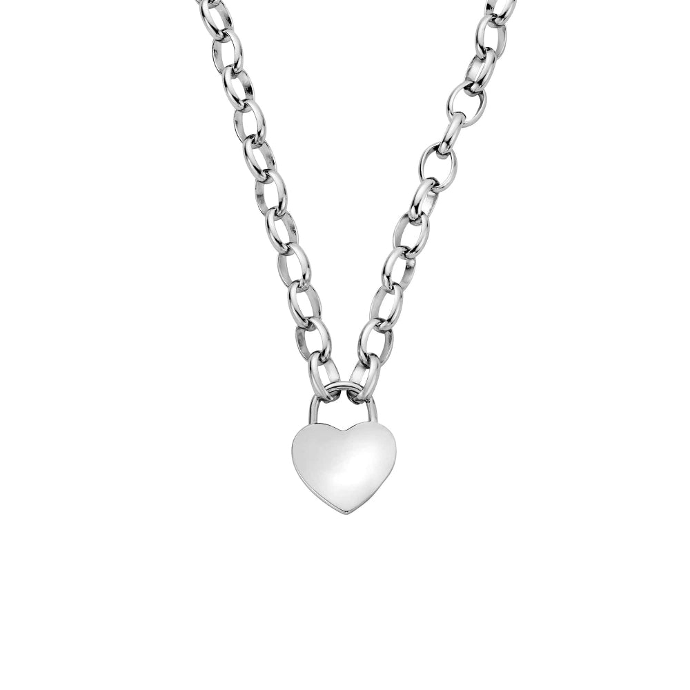 Clogau Sterling Silver Cariad Padlock Necklace image