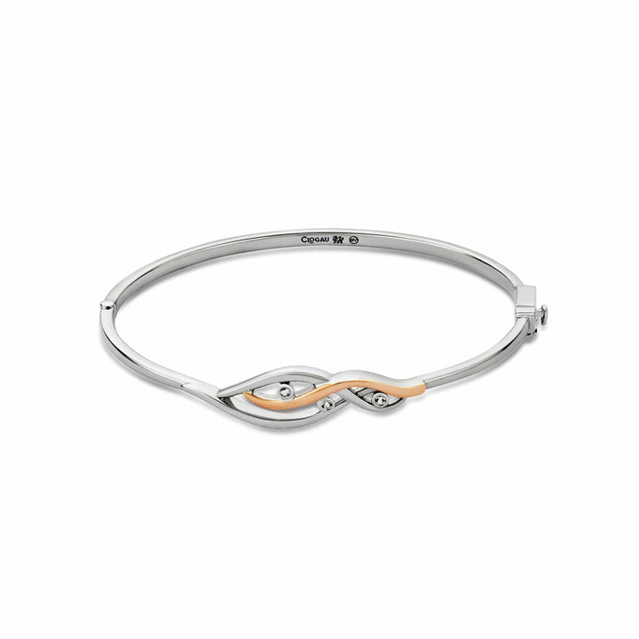 Clogau Sterling Silver Nature's Wonder Waterfall with Topaz Bangle