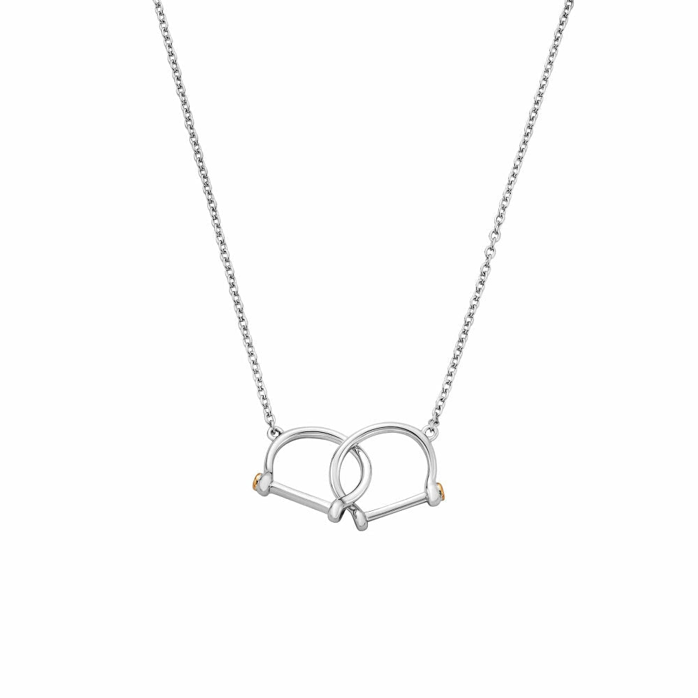 Clogau Sterling Silver Royal Stirrup Necklace - MococoClogau3SROY9485051537002703Necklaces