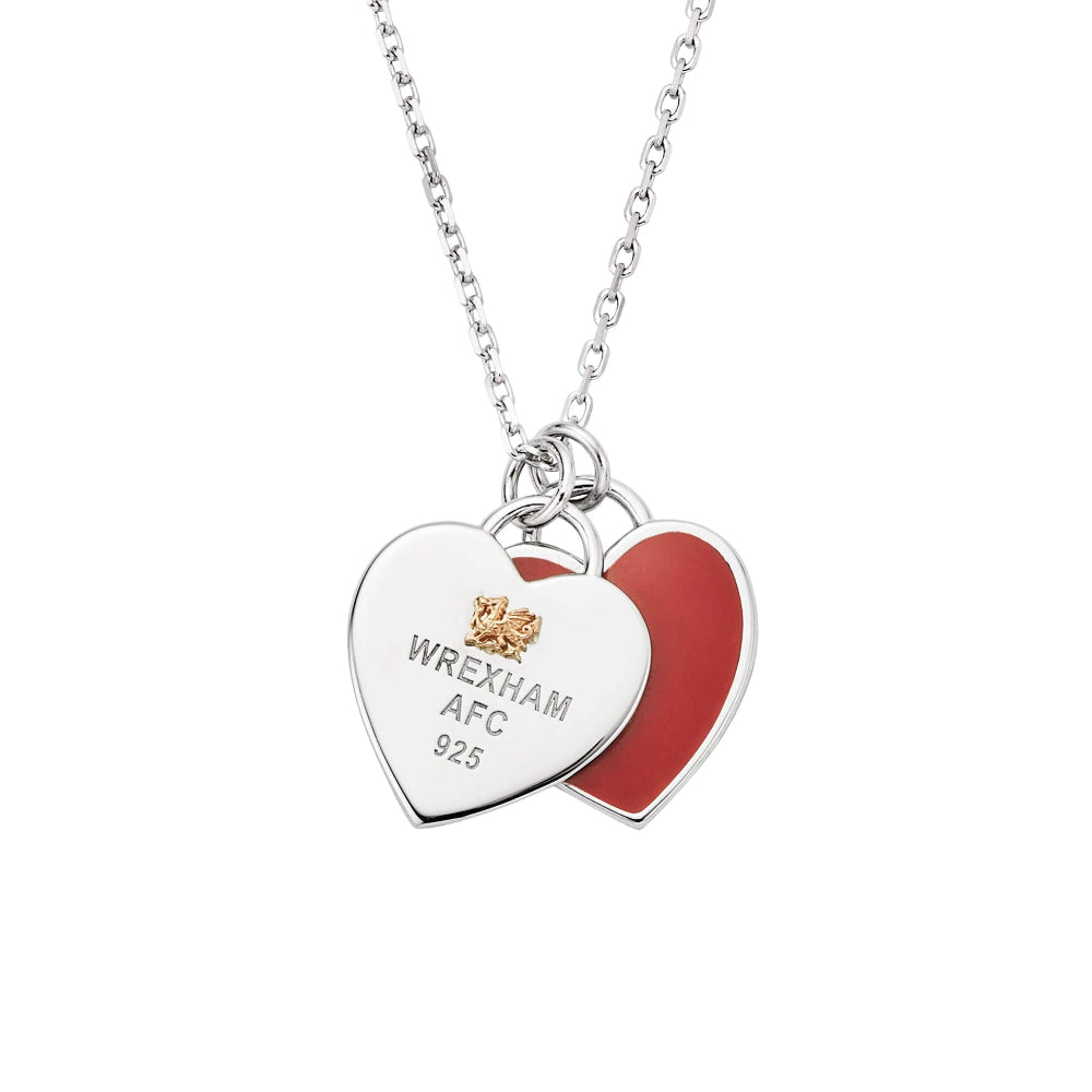 Clogau Sterling Silver Wrexham AFC Heart Pendant image