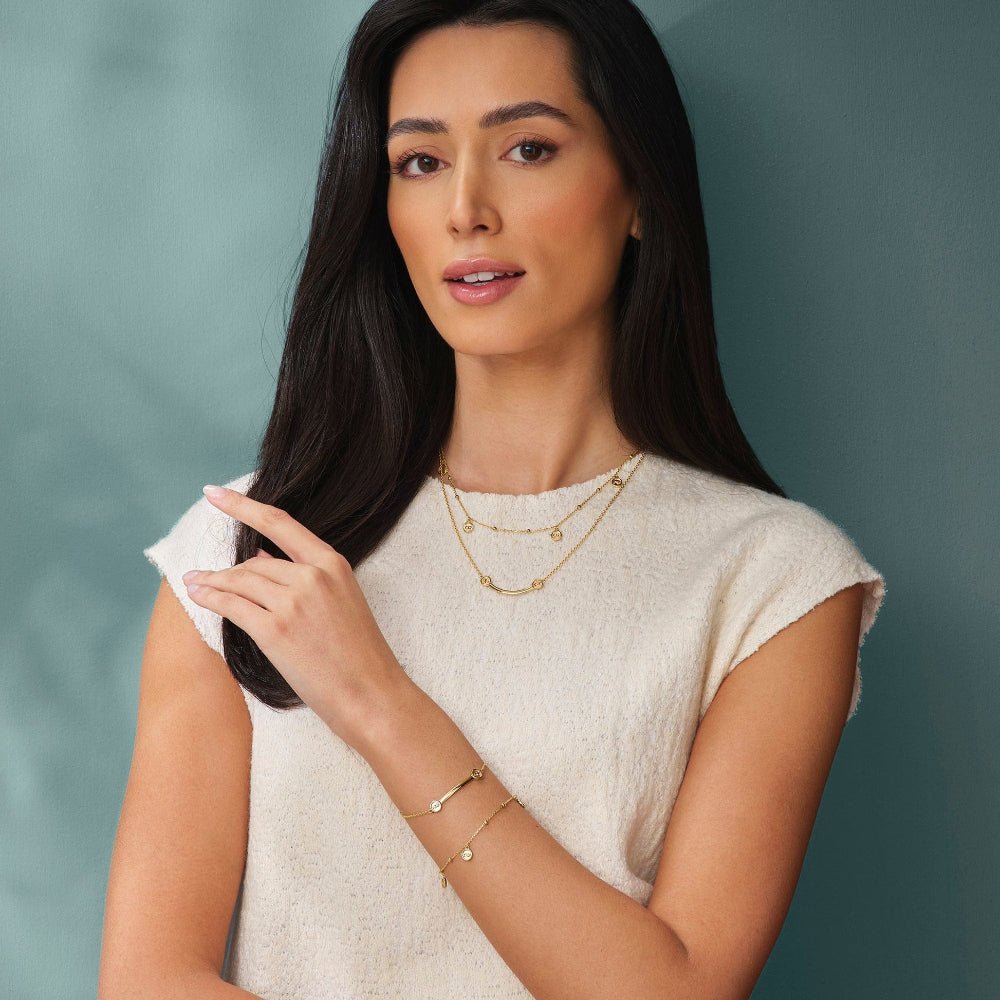 Clogau Tree of Life Insignia Gold Curve Necklace - MococoClogauGTOL03825051537385370Necklaces