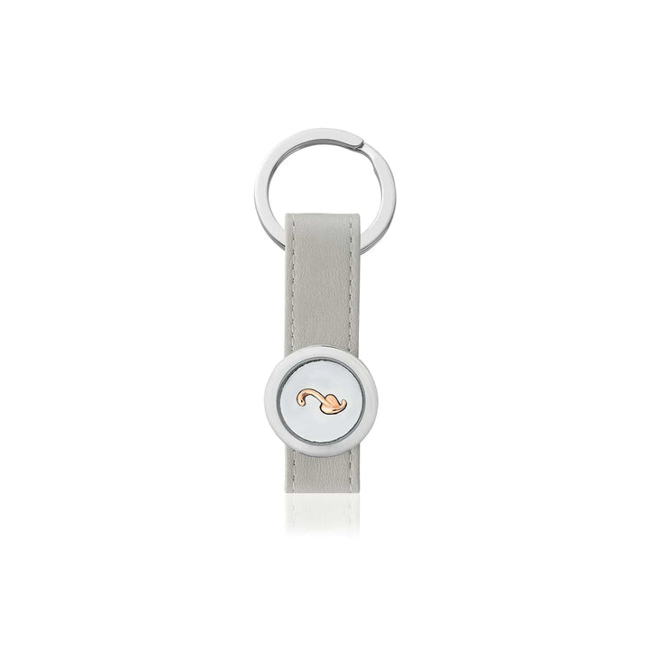 Clogau Tree of Life Insignia Grey Leather Keyring - MococoClogau7TLMGKR25051537311560Accessories