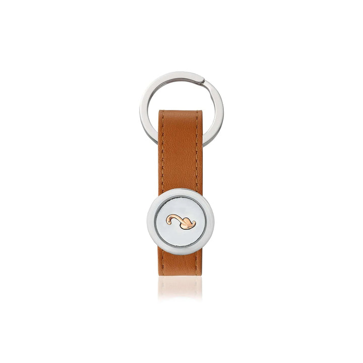Clogau Tree of Life Insignia Tan Leather Keyring - MococoClogau7TLMGKR45051537311577Accessories