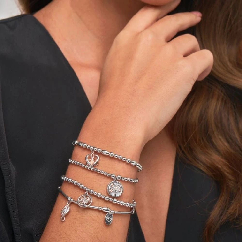 Clogau Tree Of Life Silver Circle Affinity Beaded Bracelet - MococoClogau3SBB102R5051537333494Bracelets