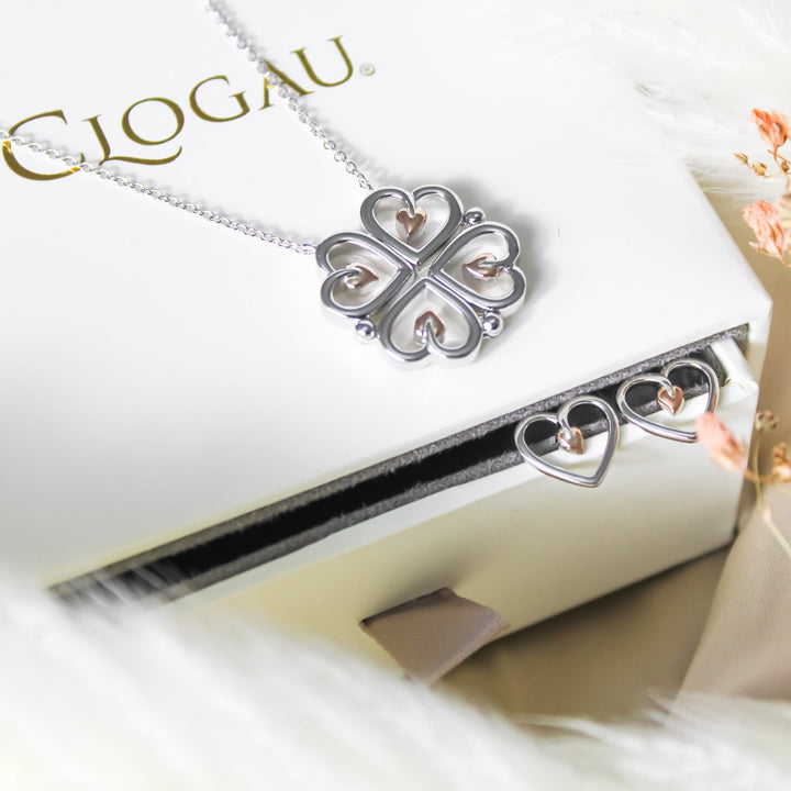 Clogau Tree Of Life Silver Heart Stud Earrings - MococoClogau3STLHE75051537242338Earrings