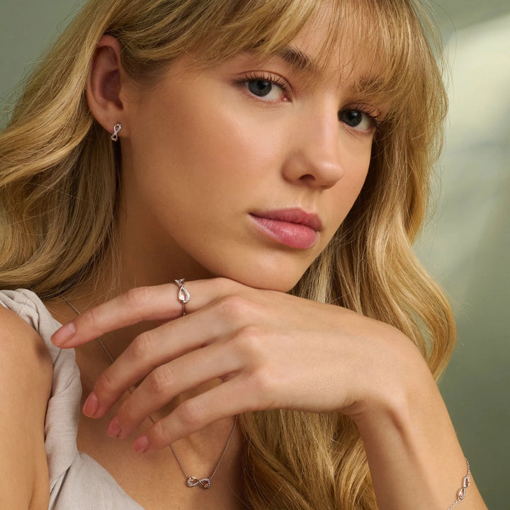 Clogau Tree of Life Silver Infinity Stud Topaz Earrings - MococoClogau3STOL8535051537387930Earrings