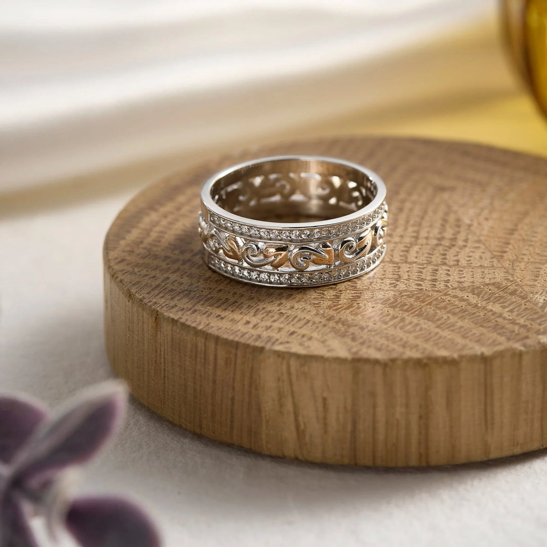Clogau Tree of Life Silver Triple Band Ring - MococoClogau3STLBWR/M5051537313595Rings