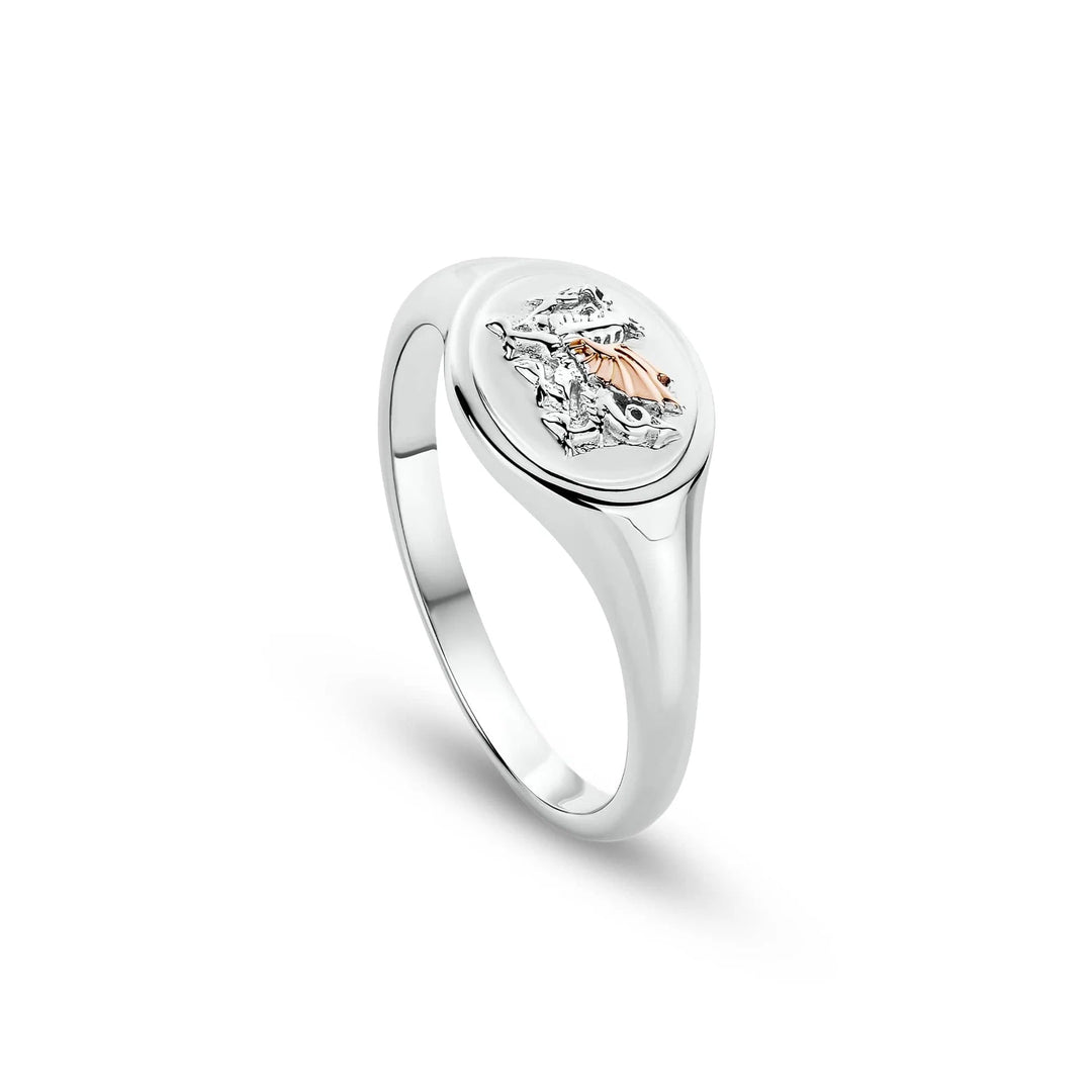 Clogau Welsh Dragon Silver Ring - MococoClogau3SWDR833 - J5051537387817Rings