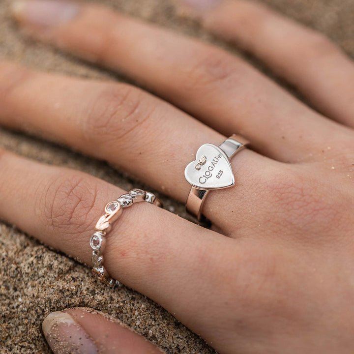 Clogau White Topaz Tree Of Life Silver Stacking Ring - MococoClogau3STOLEDR/L5051537156574Rings
