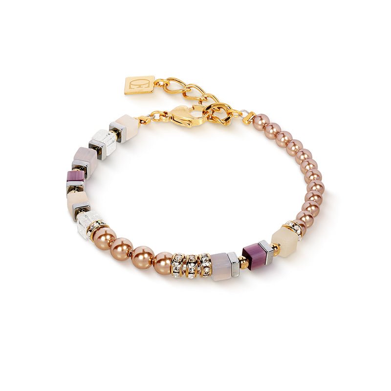 Coeur De Lion Champagne Blush Precious Fusion Offset Bracelet - MococoCoeur De Lion4354/30-1208Bracelet