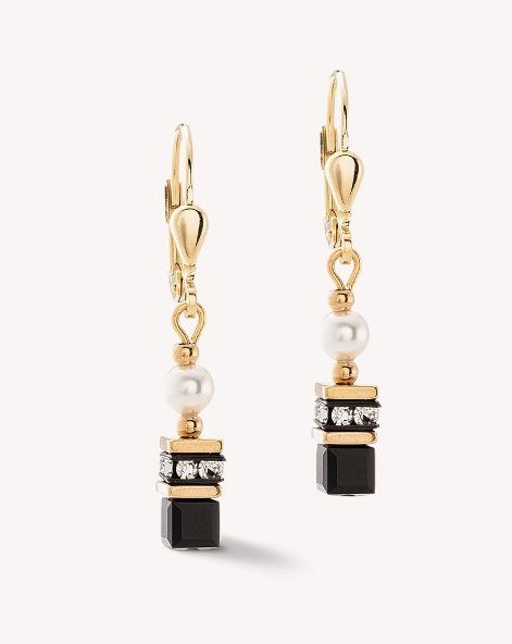 Coeur De Lion Gold Black Dangle Earrings - MococoCoeur De Lion4567/20-13004251588340460Earrings