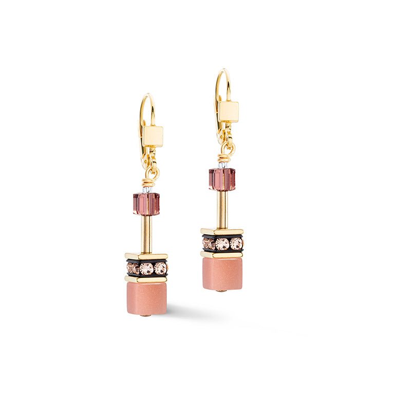 Coeur De Lion Gold Blush GeoCUBE Iconic Earrings - MococoCoeur De Lion2838/20-1132Earrings