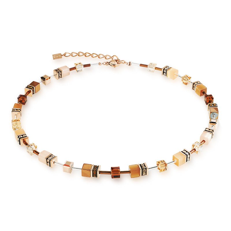 Coeur De Lion Gold Blush GeoCUBE® Iconic Necklace - MococoCoeur De Lion2838/10-1132Necklace