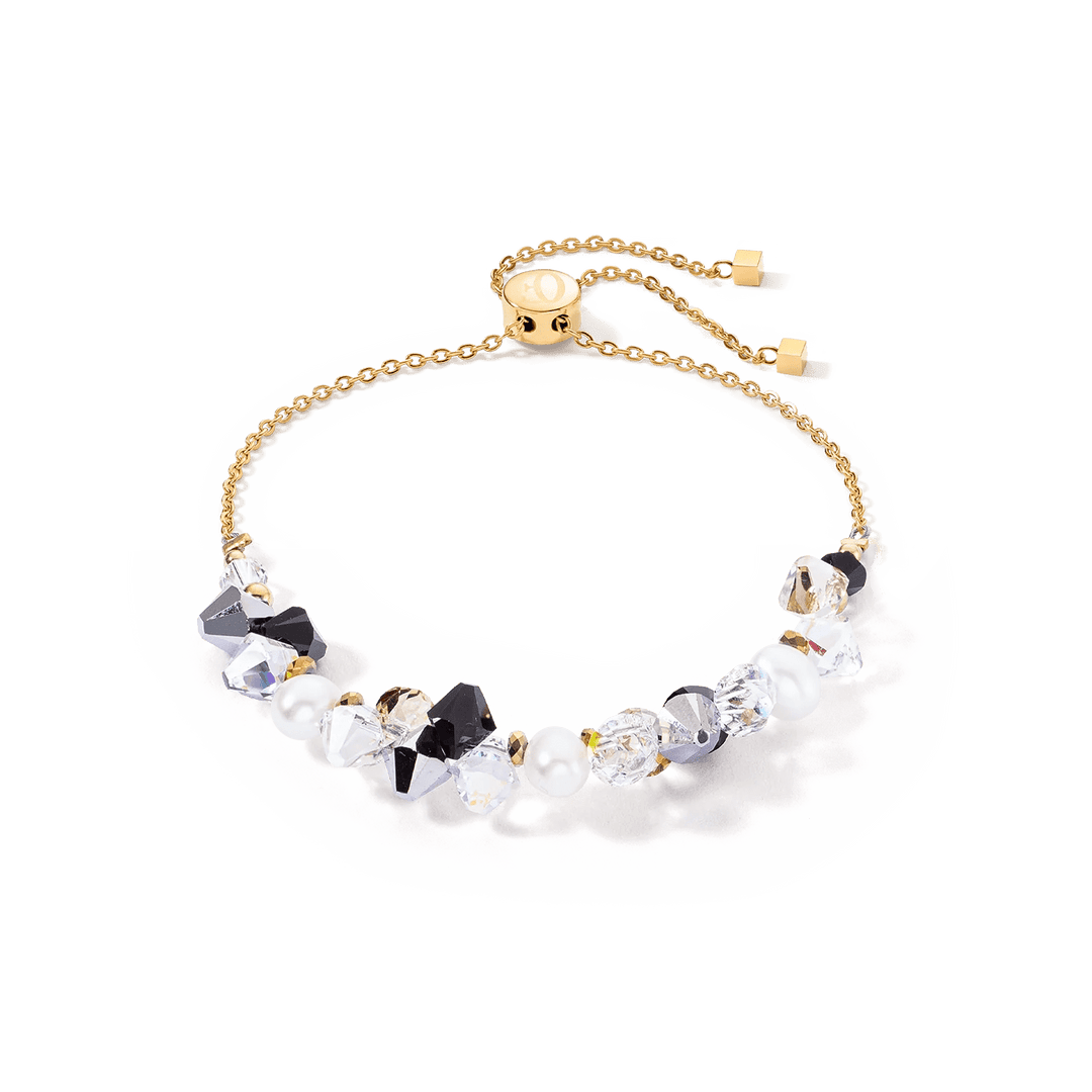 Coeur De Lion Gold Dancing Crystals & Pearls Bracelet - MococoCoeur De Lion1124/30 - 13184251588339433Bracelets