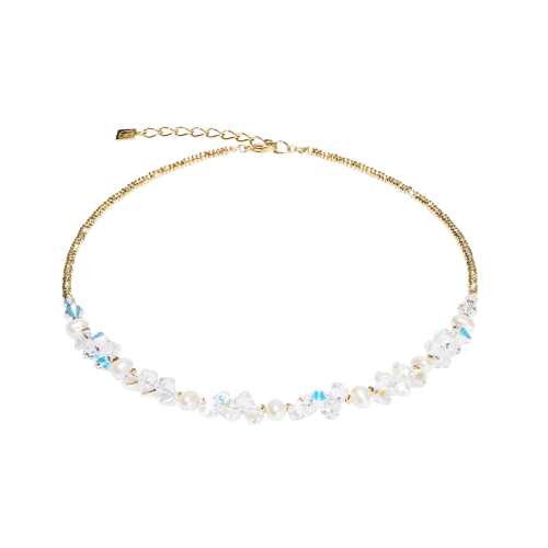 Coeur De Lion Gold Dancing Crystals & Pearls Necklace - MococoCoeur De Lion1136/10-18164251588344932Necklaces