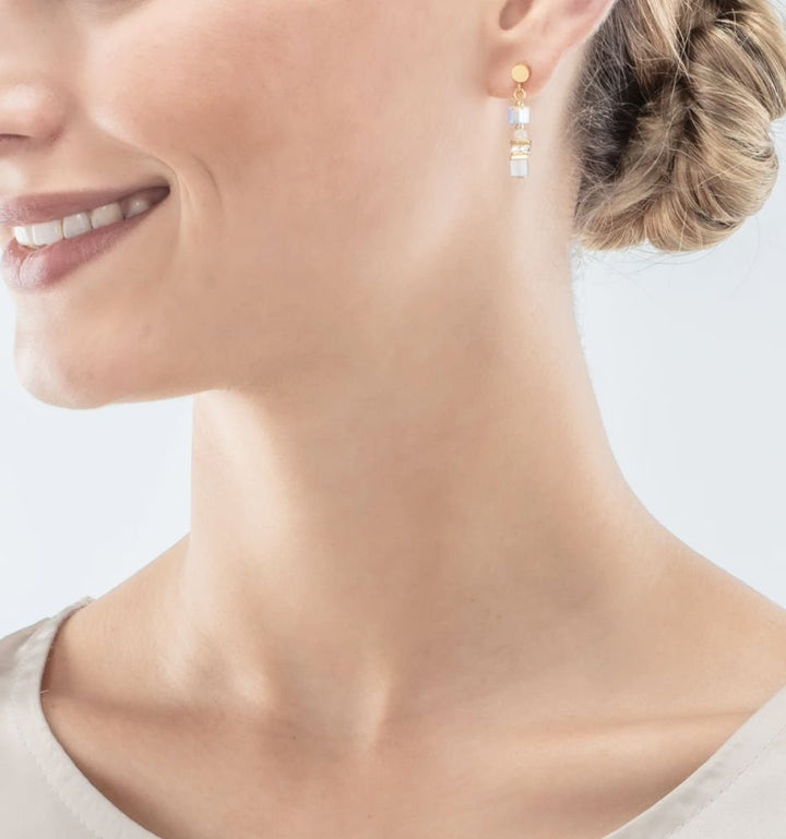 Coeur de Lion Gold Drop White Synthetic Tiger&