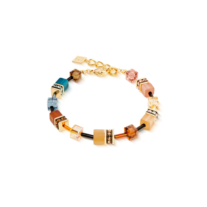 Coeur De Lion Gold Geocube&reg; Iconic Earth Mirage Bracelet image