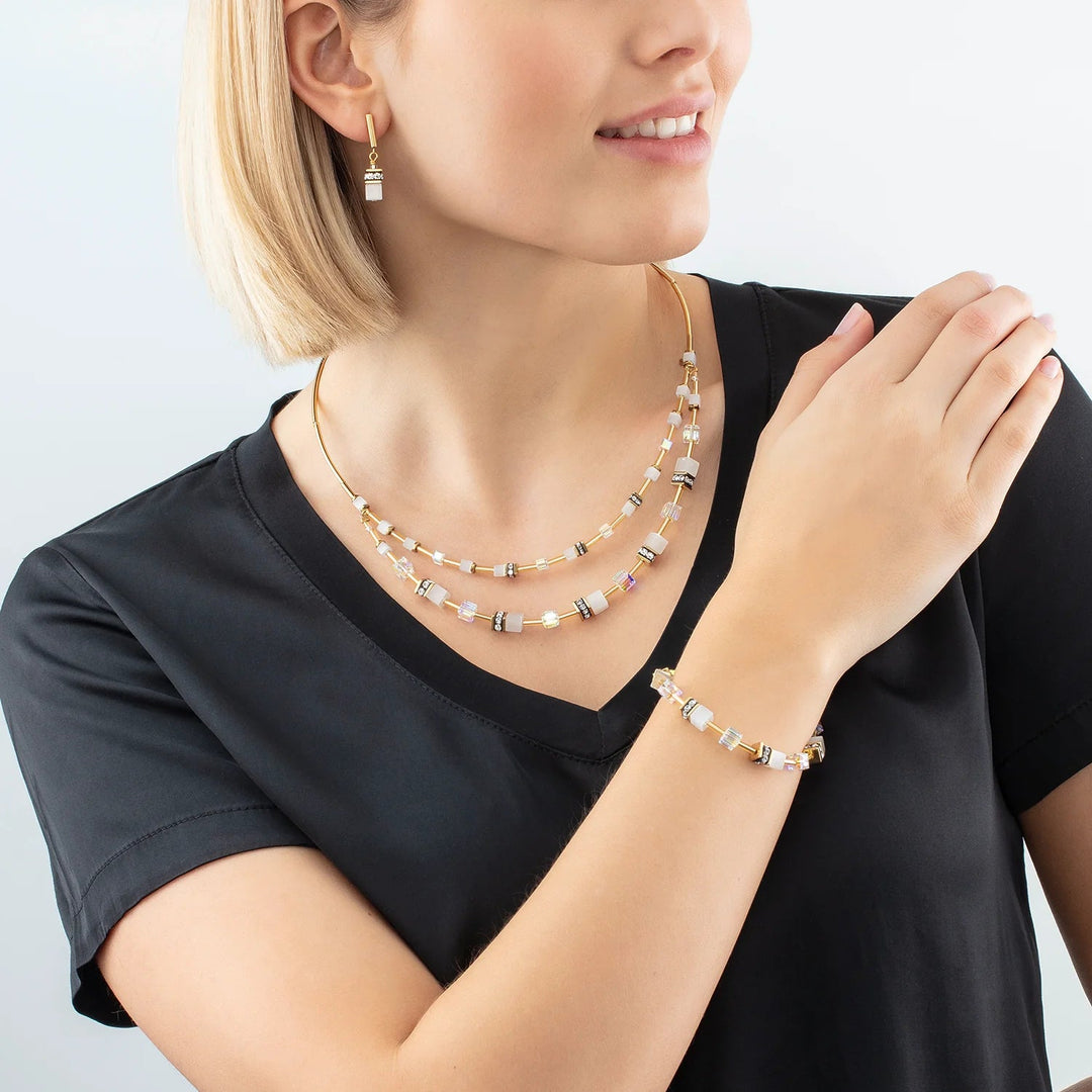 Coeur De Lion Gold GeoCube Iconic Layer Bracelet - MococoCoeur De Lion2810/30 - 14164251588335190Bracelets