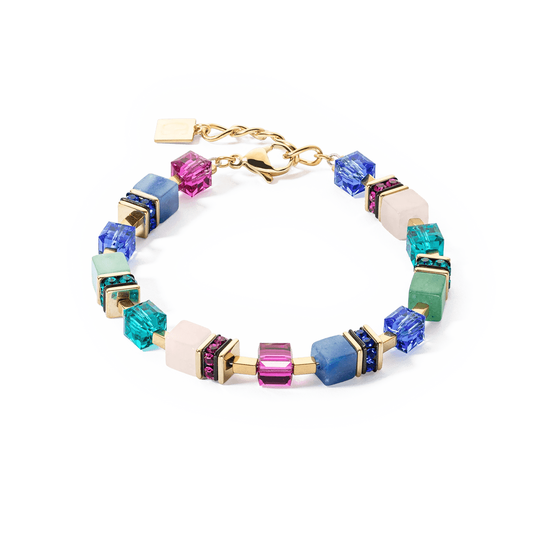 Coeur De Lion Gold GeoCube Precious Statement Multicolour Bracelet - MococoCoeur De Lion3039/30 - 15614251588331512Bracelets