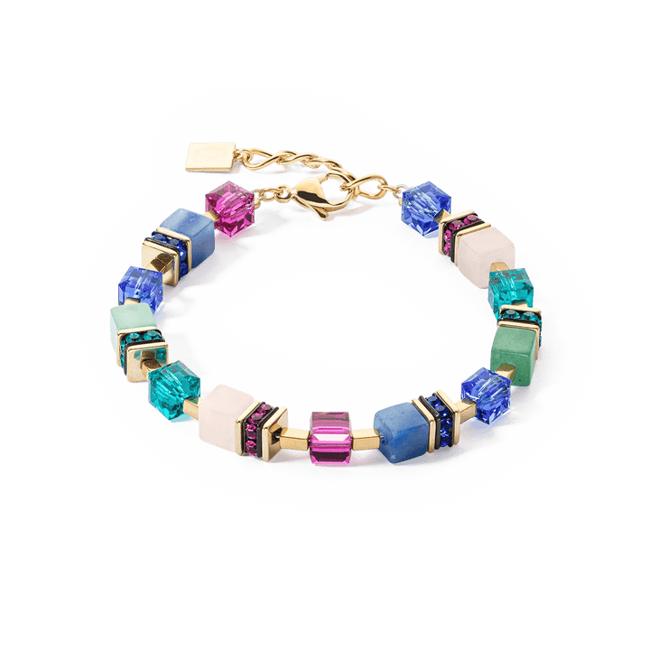 Coeur De Lion Gold GeoCube Precious Statement Multicolour Bracelet - MococoCoeur De Lion3039/30 - 15614251588331512Bracelets
