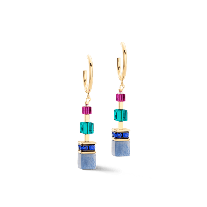 Coeur De Lion Gold GeoCube Precious Statement Multicolour Earrings - MococoCoeur De Lion3039/21 - 15614251588331505Earrings
