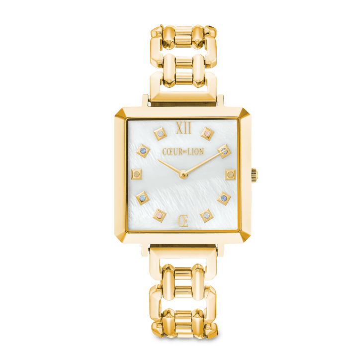 Coeur De Lion Gold Iconic Cube Moments Statement Watch - MococoCoeur De Lion7632/74 - 16434251588329083Watches and Accessories