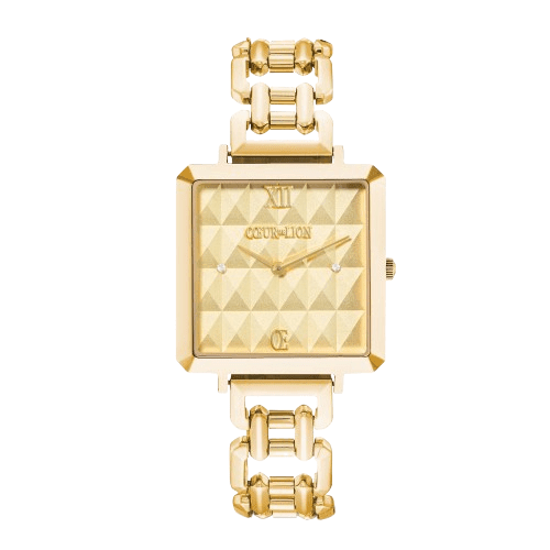 Coeur De Lion Gold Iconic Cube Spikes Statement Watch - MococoCoeur De Lion7662/74-16164251588335596Watches and Accessories
