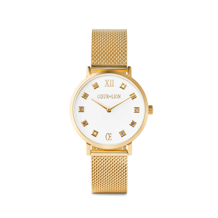 Coeur De Lion Gold Sunray Milanese Round Stainless Steel Watch - MococoCoeur De Lion7612/70 - 16144251588318841Watches and Accessories