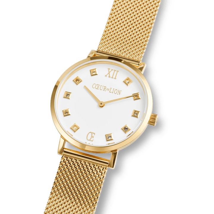Coeur De Lion Gold Sunray Milanese Round Stainless Steel Watch - MococoCoeur De Lion7612/70 - 16144251588318841Watches and Accessories