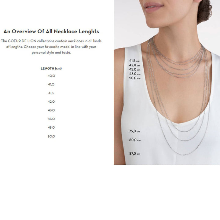 Coeur De Lion Rose Gold Precious Fusion Ice Pink Offset Necklace - MococoCoeur De Lion4354/10 - 1920Necklace