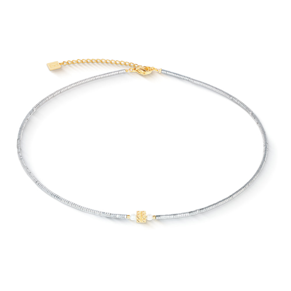 Coeur De Lion Silver and Gold Edge & Grace Necklace image